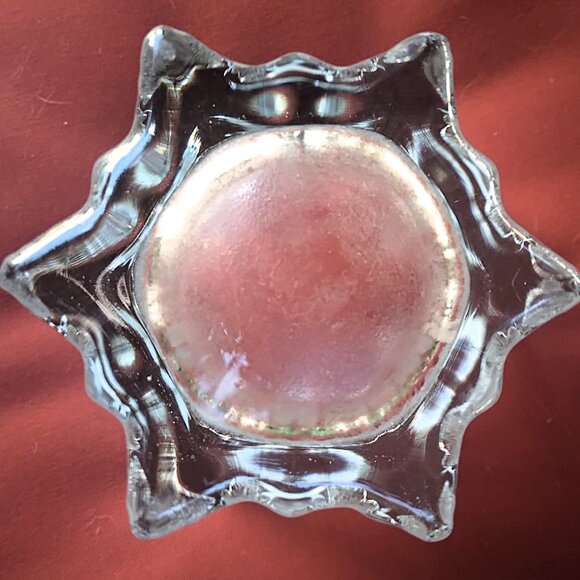 Stunning Art Deco Pierre D'Avesn for Nancy Daum Textured Star Art Glass Vase - Picture 8 of 8